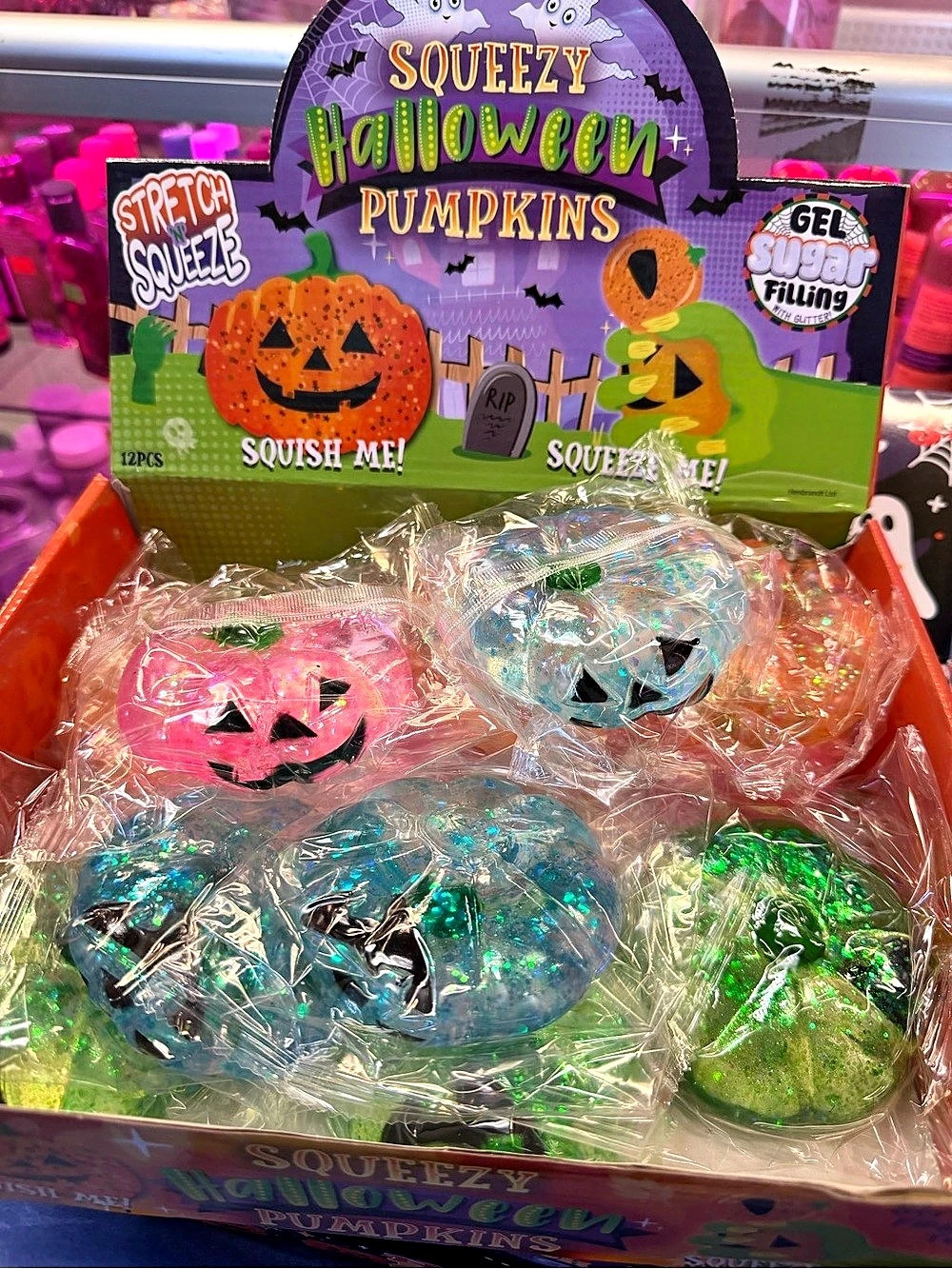 Squeezy Halloween Pumpkins Pumpkin Squish Toy